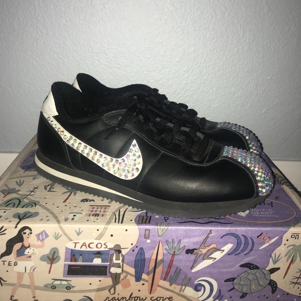 Rhinestoned Nike sneakers